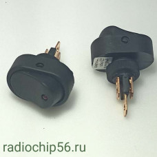 Переключатель ASW-20D 3c 12v 20A красный