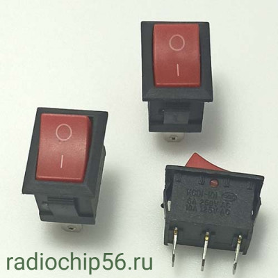 Переключатель KCD1 3p 6A 250V (RWB-206)