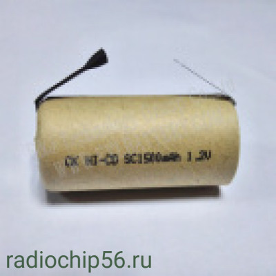 Элемент питания SC1500mAh 1.2V  L-42mm